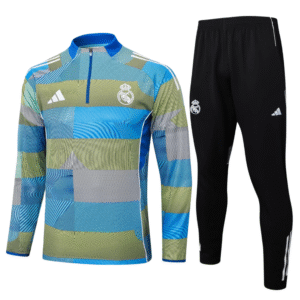 Chándal 2025/26 Cremallera Media – Real Madrid