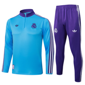 Chándal 2025/26 Cremallera Media – Real Madrid